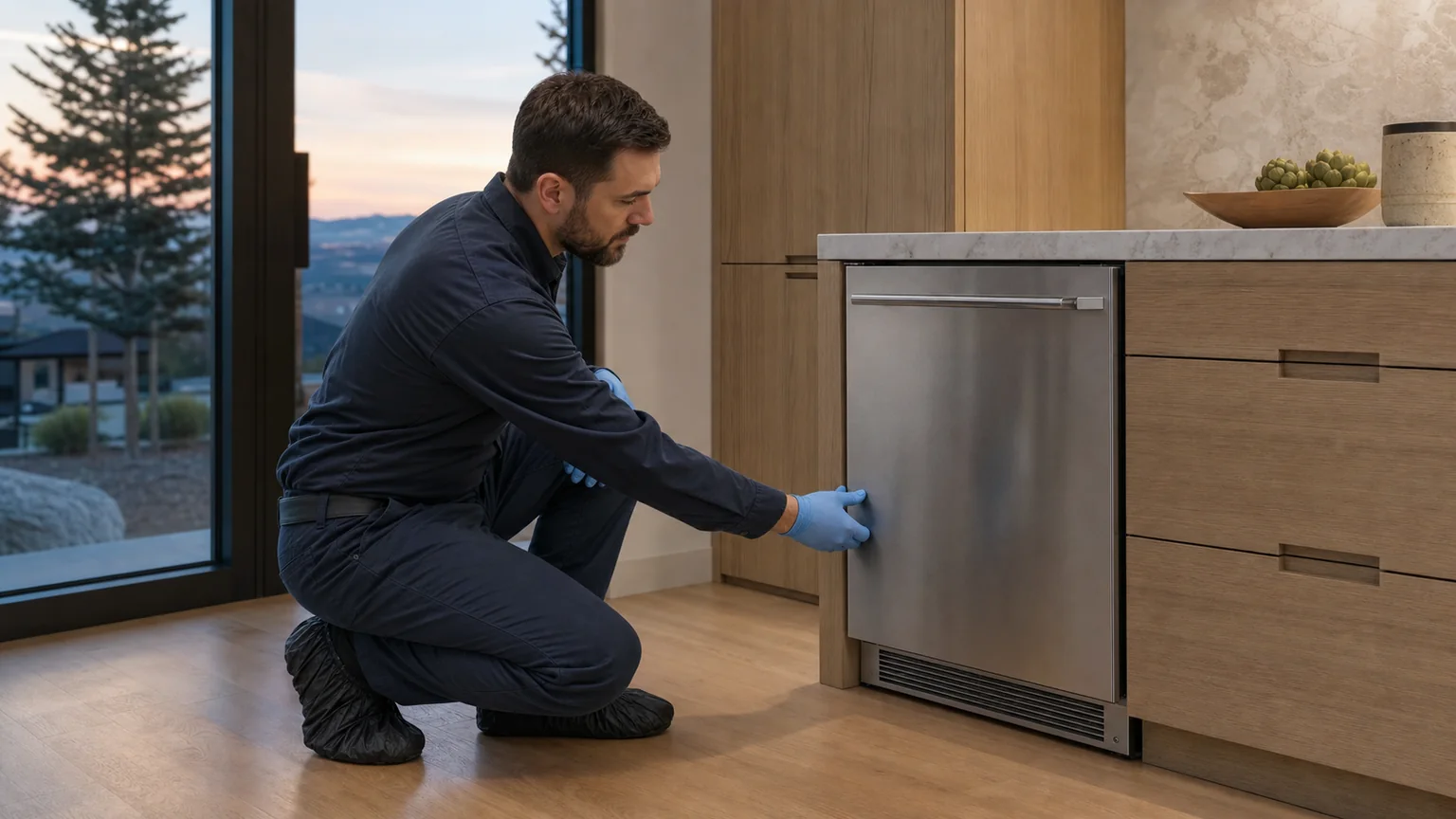 Undercounter ice-maker service