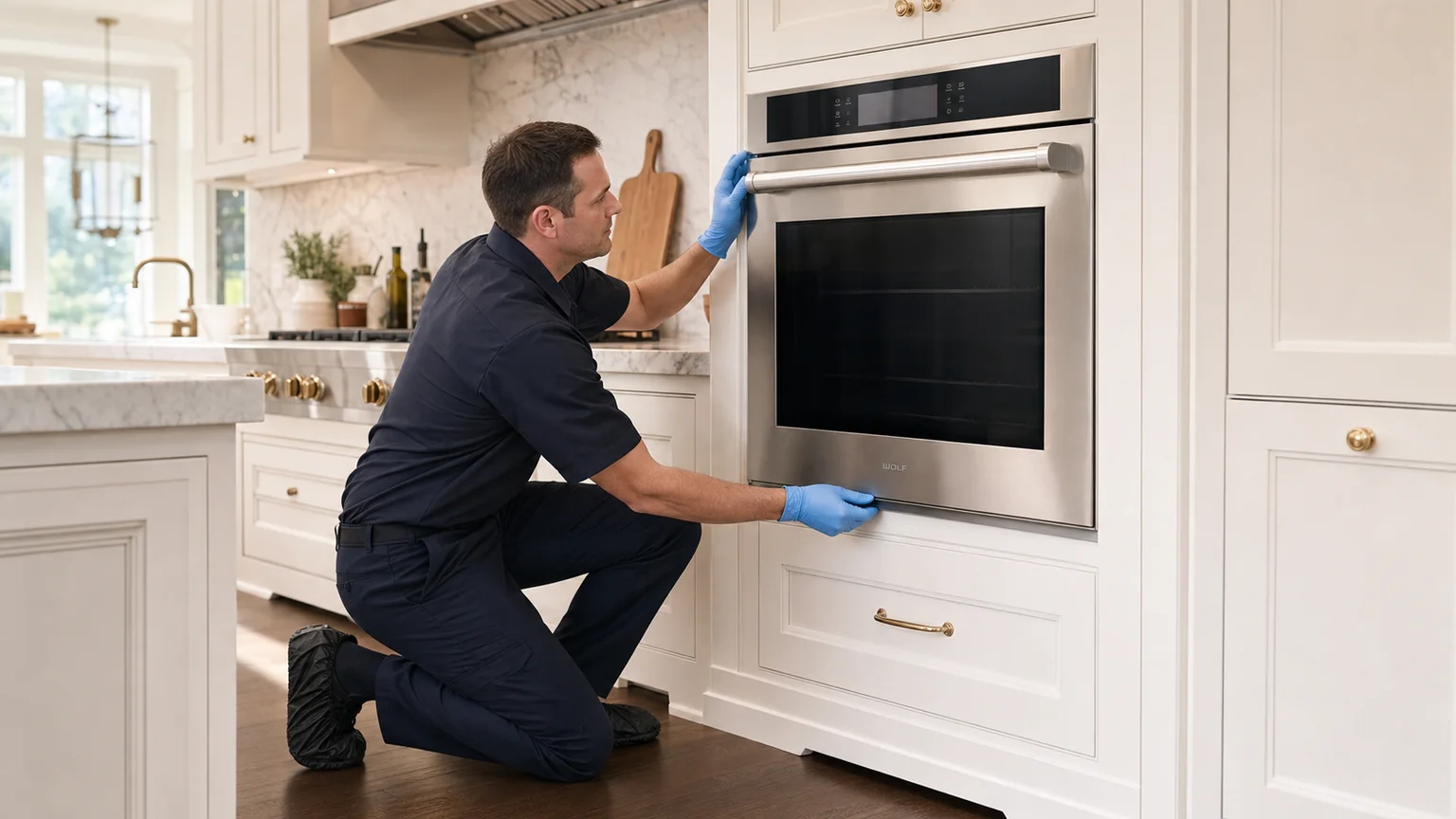 Built-in wall-oven service